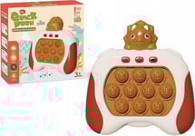 Leantoys Sensoriskt Spel Triceratops Pop It Batteri Ljus Ljud Brun