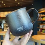 Wekity Stor Kapacitet Gradient Mug Semestergåva Rostfritt Stål Kaffe Mugg, 473ml