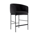 Bonnet Bar 93 Chair, Black Metal Leg Removable Upholstery, Cat. 4, Opera 14