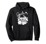 Photographer Smile Vintage Camera Flowers Photography Pullover Hoodie