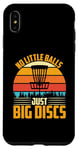 Coque pour iPhone XS Max No Little Balls Just Big Discs Frisbee Lecteur de discgolf