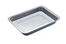 KitchenCraft Non Stick Roasting Tray, Extra Large Steel Tray Bake Tin, 40.5 x 28.5 x 5 cm