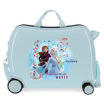 Disney Frozen Awesome Moves Blue Kids Rolling Suitcase 50x38x20 cm Rigid ABS Combination lock 34 Litre 2.1 Kg 4 Wheels Hand Luggage