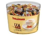 Choklad Toblerone Tiny Mix Box 904g Mjölk/Vit/Mörk Ca 113 st,4 sp x 904 g/crt