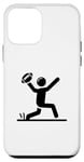 Coque pour iPhone 12 mini Touchdown Celebration Funny Stickman Football Sport