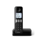 Téléphone Sans Fil Philips DECT Noir