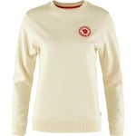 Fjällräven Womens 1960 Logo Badge Sweater (Vit (CHALK WHITE/113) X-small)