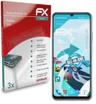 atFoliX 3x Screen Protector for Realme C53 Protective Film clear&flexible