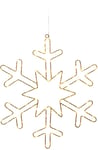 Snöflinga i Metall 46cm Guld
