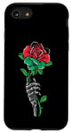 Coque pour iPhone SE (2020) / 7 / 8 Rose du Malawi avec squelette Fierté du drapeau du Malawi Souvenir