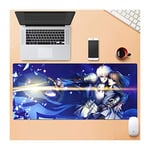 ACG2S Simple Design Speed Game Mouse Pads Computer Gaming Mouse Pad Gamer Play Mats Version Mousepad,Anti-slip Comfort Waterproof Keyboard Mat Fate-7