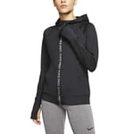 Nike Warm Full Zip T-Shirt Femme, Black/White, FR : M (Taille Fabricant : M)