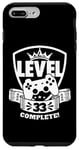 Coque pour iPhone 7 Plus/8 Plus Level 33 Complete Tenue de jeu pour le 33ème anniversaire 33