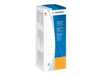 HERMA Computer labels - Papir - matt - permanent selv-adhesiv - perforert - hvit - 50.8 x 23 mm 12000 etikett(er) (2 ark x 6000) sammenhengde siksakfoldede etiketter