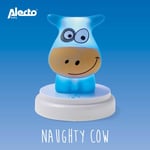 Alecto NAUGHTY COW LED nattlampa ko blå