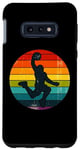 Coque pour Galaxy S10e Ballon de basket rétro pour homme et femme