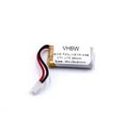 Vhbw - Batterie compatible avec Hubsan X4 H107, H107D drone (390mAh, 3,7V, Li-polymère)