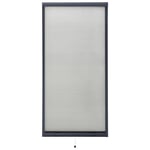 vidaXL nedrullelig insektskærm til vinduer 80x170 cm antracitgrå