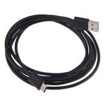 3.1 USB Type C Data Cable 2 Meter for Ring Doorbell Battery Mains Charger