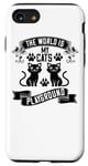 iPhone SE (2020) / 7 / 8 The World Is My Cats Playground - Funny Cat Lover Case