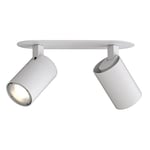 Astro Ascoli Twin Recessed Dimmable Indoor Spotlight (Textured White), GU10 Lamp, Designed in Britain - 1286097-3 Years Guarantee
