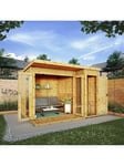 Mercia 10 X 8 Premium Garden Room Summerhouse With Side Shed - Fsc&Reg; Certified