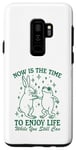 Galaxy S9+ Now is the time to enjoy life bunny & frog while you still Case
