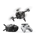 DJI FPV Combo, First Person View Drone UAV Quadcopter with 4K Camera, Immersive Flight Experience, S Flight Mode, Super-Wide 150° FOV, HD Low-Latency Transmission, Emergency Brake and Hover, Gray