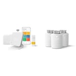tado° Kit de Démarrage - Thermostat Connecté et Intelligent sans Fil V3+, Contrôle Intelligent du Chauffage, Fonctionne avec Alexa, Siri & Assistant Google + 3-Pack – Accessoire