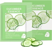 Cucumber Face Masks Skincare, Hydrating Sheet Mask, Moisturizing Face Mask, Soot