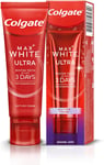 Colgate Max White Ultra Active Foam Teeth Whitening Toothpaste 75Ml, Whiter Teet