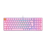 Glorious GMMK 2 Full-Size 96 % mekaniskt tangentbord - Glorious Fox Linear, rosa