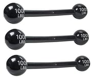 (Pack of 3) Inflatable Dumbbell Weight Bar Weights 120Cm Party Supply