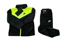 Nike Futura Black / Volt Full Zip Tracksuit Infant Size  24 Months / 86 - 92cm