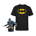 Lot DC Comics T-shirt + Buste Eaglemoss Batman - Kids' - 3-4 Years - Noir
