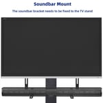 Universal Adjustable Vesa TV Sound Bar Bracket Mount Soundbar Wall Holder Rack