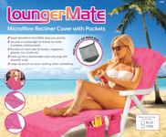 Beach Towel Buddy Bag Holiday Garden Sun Lounger Mate Pool Chair Beach Pink