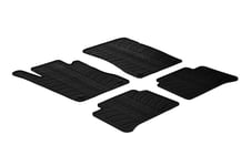 Gummimattor lampliga for Mercedes Eklass W211 20032009 TDesign 4delad monteringsklammor