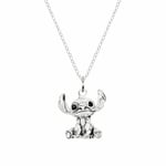 Disney Sterling Silver Lilo and Stitch Pendant Necklace