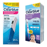 Paket från Clearblue! 2 Graviditetstest Veckoindikator + 10 Dig. Ägglossningstest Advanced