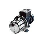 Pompe électrique auto-aspirante série JEX M/A 100 en acier inoxydable pour la pressurisation et l'approvisionnement en eau domestique 0,75 kW et 1 CV Bleu (référence : 1665050000)