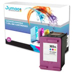 Cartouche d'encre couleur 18 ml compatible pour HP 303 XL, ENVY Photo 6220 6222 7858 - Jumao -