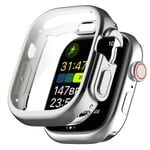 Heltäckande TPU Skal Apple Watch Ultra 2 49mm Silver