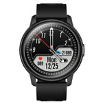 Montre Connectée pour Android iOS Smartwatch avec 24 Modes Sportifs, Cardio Fréquencemètre Moniteur De Sommeil Tensiomètre Détection Spo2, Bracelet Connecté pour Femmes Hommes,Noir