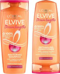 L'Oreal Paris Elvive Dream Lengths Shampoo and Conditioner Set for Long Hair