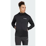 adidas Terrex Xperior Climawarm Light Fleece Hooded Jacket, storlek Small