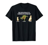 Labrador Dog Lab Mom The Evolution Of A Labrador Retriever T-Shirt