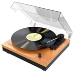 Wiibo Mustang 1965 BT - Platine Vinyle Vintage avec Haut-parleurs et Bluetooth - Tourne-Disque au Design Rétro - Sorties RCA pour Haut-parleurs - Sélection de la Vitesse 33/45/78 RPM