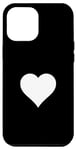 Coque pour iPhone 13 Pro Max Couleur : blanc cœur