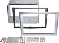 2DIN Panel Opel Corsa C 20002006 Farg Aluminium